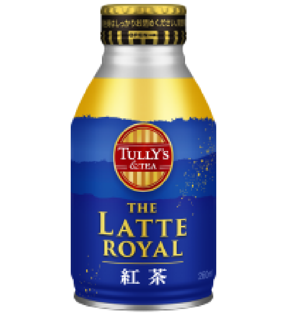 TULLY’S &TEA <br>THE LATTE ROYAL 紅茶 <br>ボトル缶 260ml