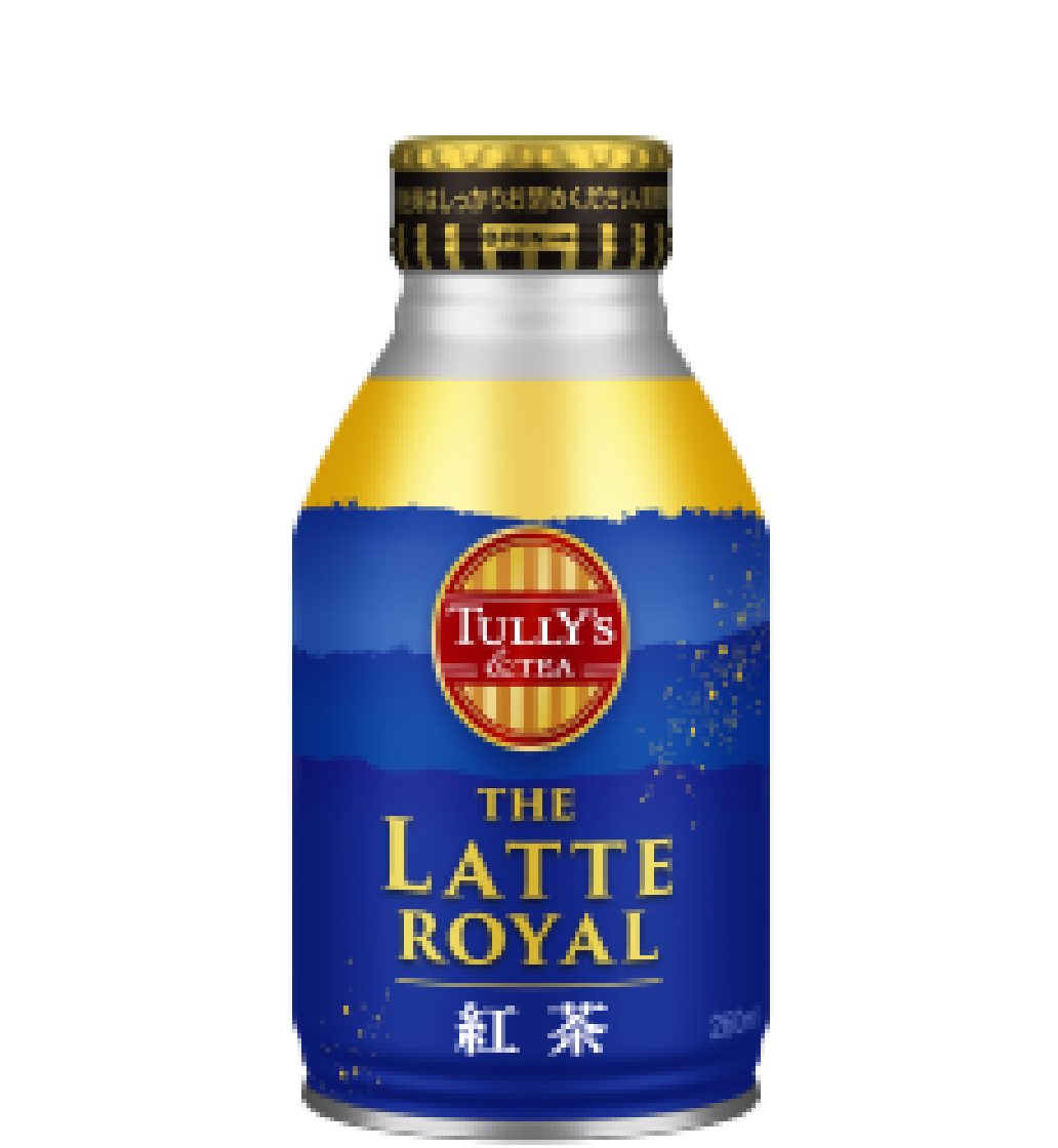 TULLY’S &TEA <br>THE LATTE ROYAL 紅茶 <br>ボトル缶 260ml