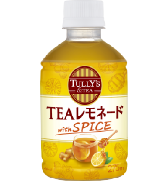 TULLY’S＆TEA <br>TEAレモネードwithSPICE <br>PET 275ml