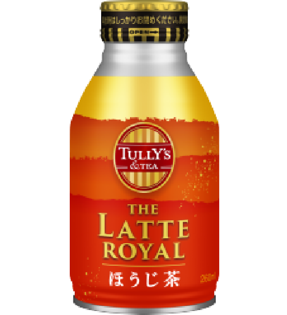 TULLY’S &TEA <br>THE LATTE ROYAL ほうじ茶 <br>ボトル缶 260ml