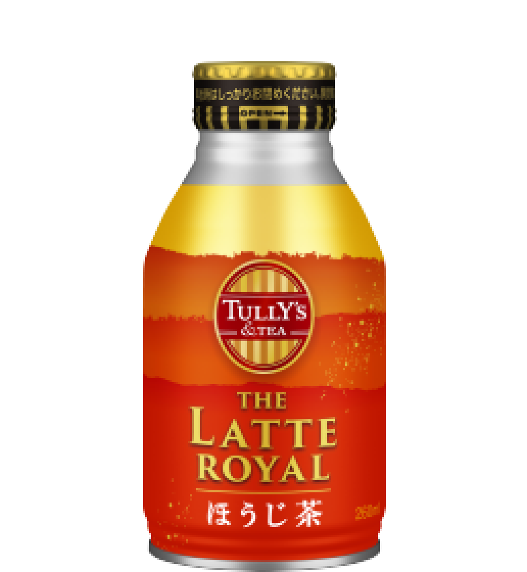 TULLY’S &TEA <br>THE LATTE ROYAL ほうじ茶 <br>ボトル缶 260ml